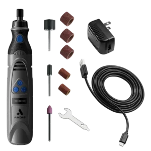 Andis Cordless Nail Grinder 12-Piece Kit